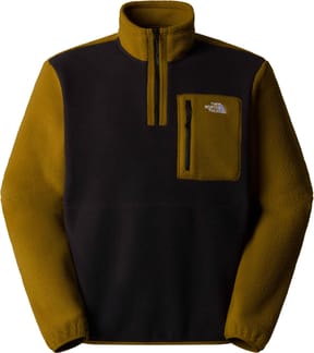 M Yumiori 1/4 Zip TNF Black/Moss Green