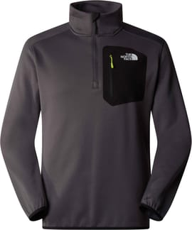 M Crest 1/4 Zip Anthracite Grey/TNF Black