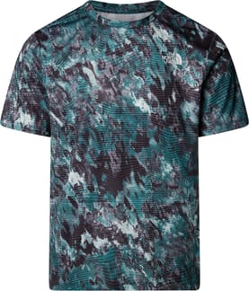 M 24/7 S/S Tee Aop Deep Nori Grid Print