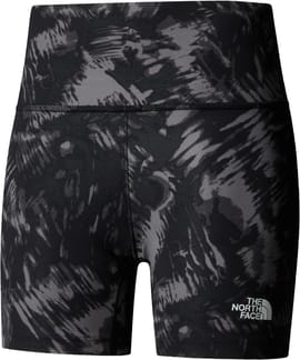 W Flex 5In Tight Short Aop TNF Black Waterfall Print