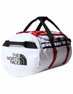 Base Camp Duffel M TNF White TNF Black Elevation Red