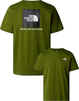M SS Box NSE Tee Woodland Green TNF Black