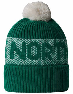 Retro Cabin Beanie Evergreen White Dune