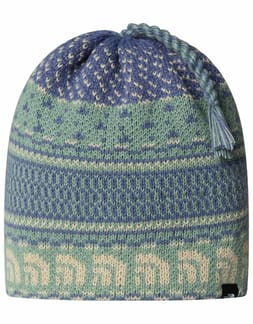 Cabin Ski Tuke Slate Moss Jacquard Tassel