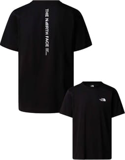 M Vertical Logo SS Tee TNF Black