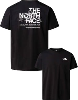 M Mountain Sketch SS Tee TNF Black
