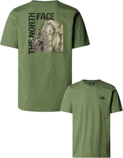 M Half Dome Photo SS Tee Bark Mist