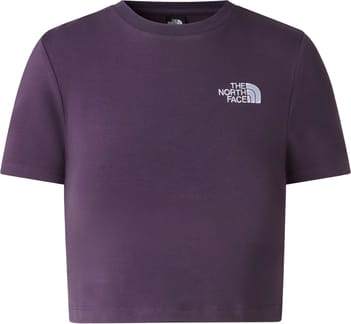 W Essential Cropped Slim Short Sleeve Tee Endless Dusk
