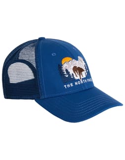 Embroidered Mudder Trucker Shady Blue Bear Graphic