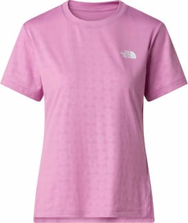 W Flex Geo Embossed Short Sleeve Reg Tee Hushed Lavender