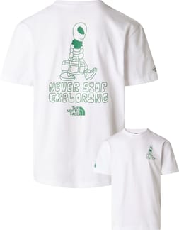 M Alien  Relaxed Short Sleeve Tee-Graphic TNF White