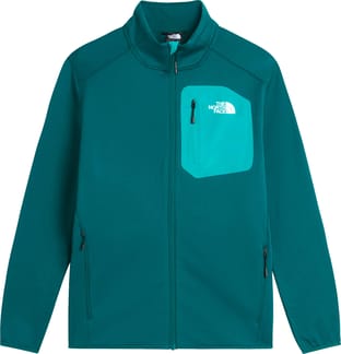 M Crest Full Zip Jacket Pacific Teal TNF Black