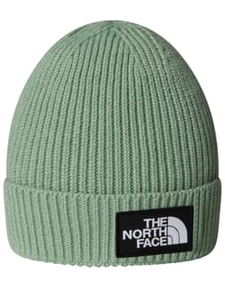 Kids TNF Logo Box Cuffed Beanie Slate Moss