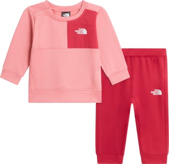 Baby TNF Performance Fleece Set Primrose Fermented Clay