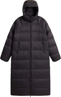 W Hydrenalite City Long Down Hooded Parka Anthracite Grey
