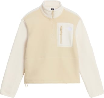 W Yumiori 1/4 Zip Desert Stone White Dune