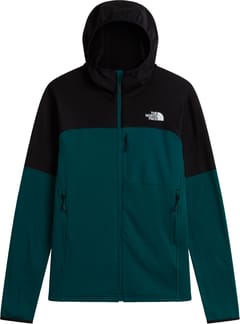M Polartec Powergrid Stormgap Hoodie Pacific Teal TNF Black