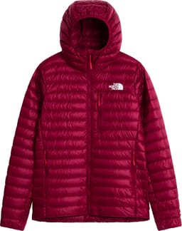 W Bettaforca LT Down Hoodie Burgundy Crush Lall Guran