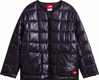 M TNF Red Box Liner Jacket Obsidian Obsidian