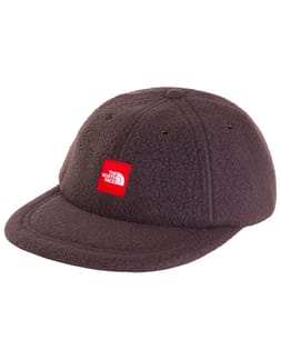TNF Red Box Fleece Cap Obsidian