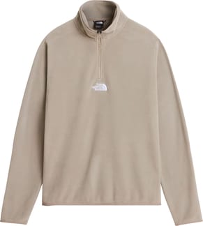M Glacier 1/4 Zip Embroidered Logo Stone Slab