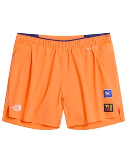 M Summit Pacesetter Short Graphic Papaya