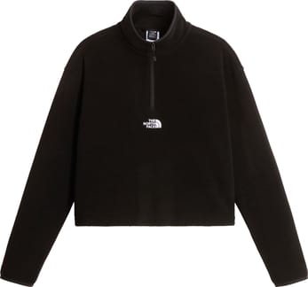 W Novelty Logo Glacier 1/4 Zip TNF Black