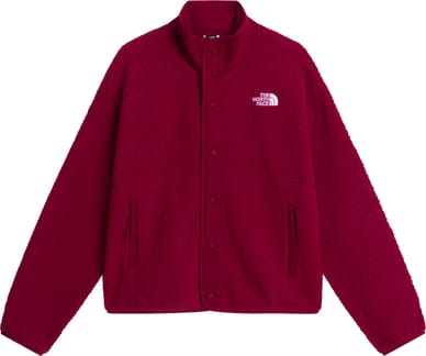 W Cragmont Snap Front Fleece Jacket Burgundy Crush