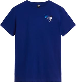 U Off Piste Embro Rlx SS Tee Graphic Bold Blue