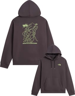 U Nse Slopes Relaxed Hoodie Graphic Anthracite Grey