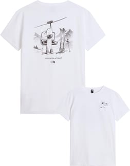 U Opposites Attract Rlx SS Tee Graphic TNF White