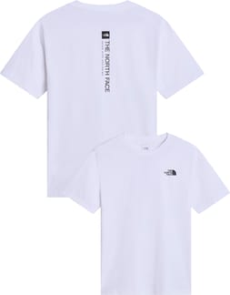 M Vertical Reg SS Tee Graphic TNF White