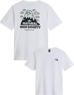 U Nat High Society Rlx SS Tee Graphic TNF White