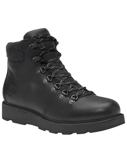 Britton Mills Mid Lace Up Waterproof Boot Black Full Grain