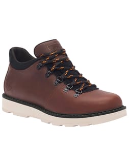 Britton Mills Lace Up Shoe Dark Brown Full Grain
