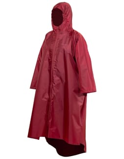 Deluxe Full Zip Poncho Sumac
