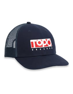 Topo Trucker Box Logo Navy