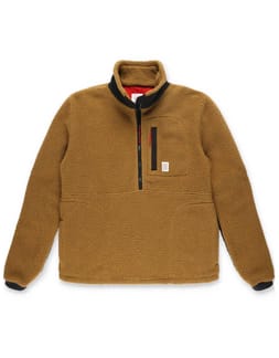 Mountain Fleece Pullover M Dark Khaki Black