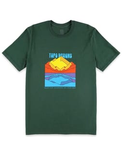 Reflecting Peaks Tee M Forest