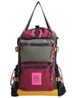 River Bag Olive Burgundy