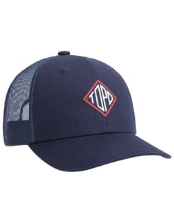 Topo Trucker Hat Diamond Navy