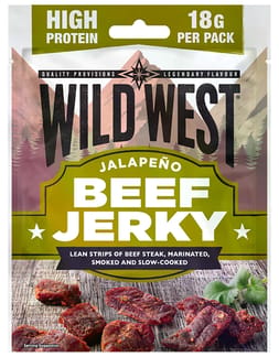 Beef Jerky Jalapeno 60g - Wild West