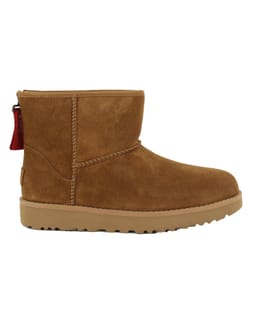 W Classic Mini Logo Zip Chestnut