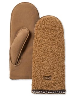 W Uggbraid Mitten Light Chestnut