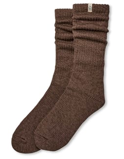 W Tyla Slouchy Crew Sock II Allspice