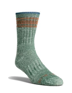 Striped Softhemp Trail Sock Forest