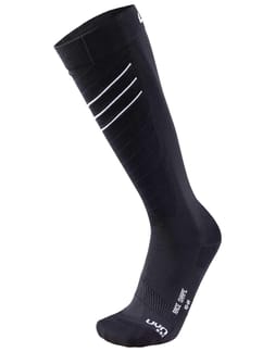 Ski Race Shape Man Socks Black/White