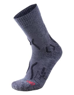 Uyn Man Trekking Cool Merino Socks Medium Grey Melange/Black