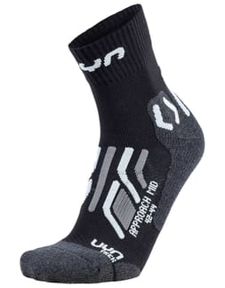 Man Trekking Approach Mid Socks Black/Grey