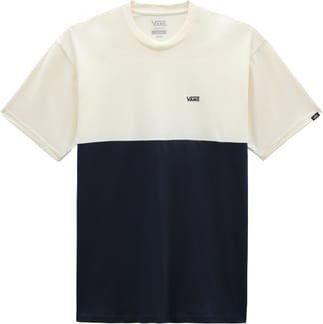 Colorblock Tee Dress Blues/Antique White
